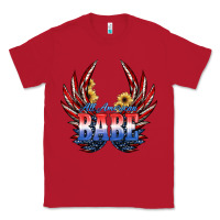 Red All America Babe Classic Tee - JahusDesignShop
