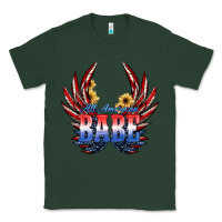 Sports Green All America Babe Classic Tee - JahusDesignShop