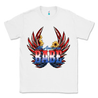 White All America Babe Classic Tee - JahusDesignShop