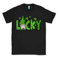 Black lucky gnome st patricks day Classic Tee - Jasminsmagicworld