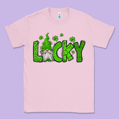 Lucky Gnome St Patricks Day Classic Tee Designed By Jasminsmagicworld