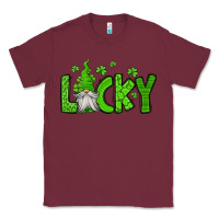Burgundy lucky gnome st patricks day Classic Tee - Jasminsmagicworld