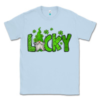 Dusty Blue lucky gnome st patricks day Classic Tee - Jasminsmagicworld
