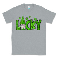 Heather Grey lucky gnome st patricks day Classic Tee - Jasminsmagicworld