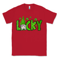 Red lucky gnome st patricks day Classic Tee - Jasminsmagicworld