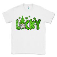 White lucky gnome st patricks day Classic Tee - Jasminsmagicworld