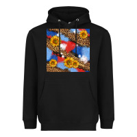 Black western 4th of july seamless pattern Heavyweight Hoodie - BundleAndBundleShop