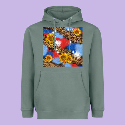 Western 4th Of July Seamless Pattern Heavyweight Hoodie Designed By Bundleandbundleshop