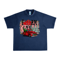 Navy Farm Life Christmas Urban Heavy Tee - Bettercallsaul