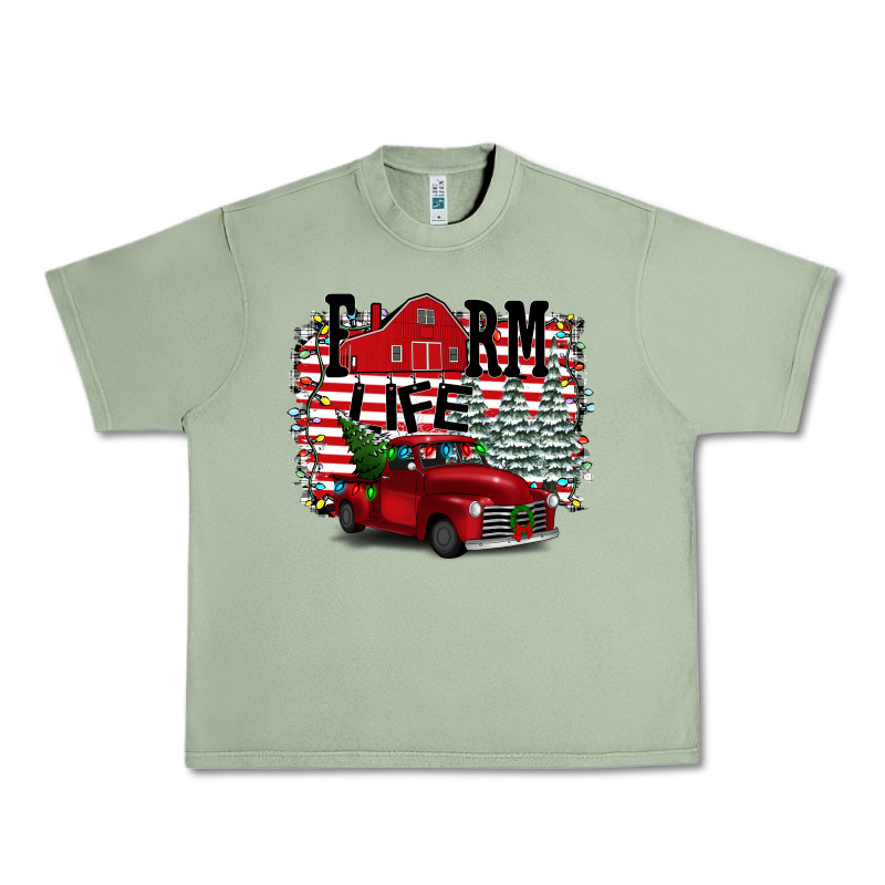 Farm Life Christmas Urban Heavy Tee by Bettercallsaul | Teevron