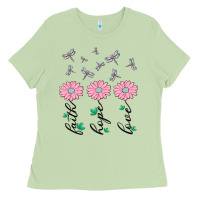 Matcha faith hope love Ladies Tee - MaliasSmallBusiness