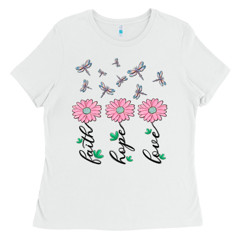 Faith Hope Love Ladies Tee by MaliasSmallBusiness | Teevron