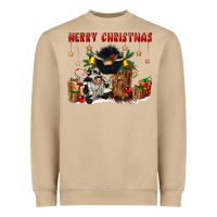 Mushroom merry christmas Heavyweight Sweatshirt - CowGirlArtShop