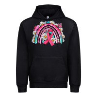 Black Breast Cancer Rainbow Urban Hoodie - Artiststas
