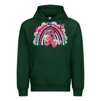 Forest Green Breast Cancer Rainbow Urban Hoodie - Artiststas