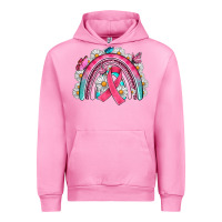 Fuchsia Pink Breast Cancer Rainbow Urban Hoodie - Artiststas