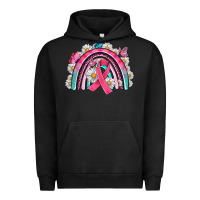 Pigment Black Breast Cancer Rainbow Urban Hoodie - Artiststas