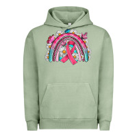 Pigment Oil Green Breast Cancer Rainbow Urban Hoodie - Artiststas