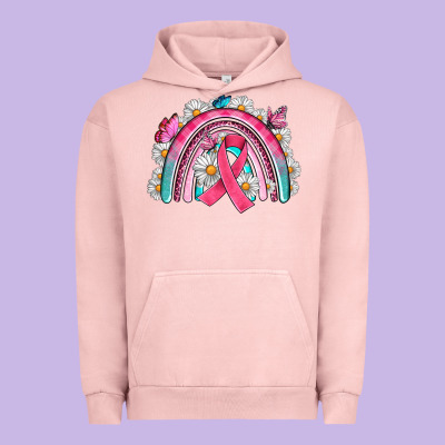 Breast Cancer Rainbow Urban Hoodie Designed By Artiststas