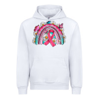 White Breast Cancer Rainbow Urban Hoodie - Artiststas