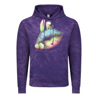 Cloud Purple Eared Paster Color Easter Lips Vintage Hoodie - Bettercallsaul
