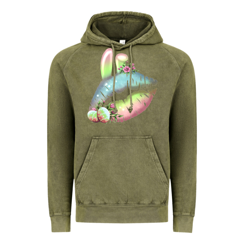 Eared Paster Color Easter Lips Vintage Hoodie by Bettercallsaul | Teevron