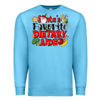 Ocean Blue santas favorite dietary aide Premium Sweatshirt - LillyAllenDesigns
