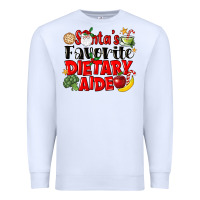 White santas favorite dietary aide Premium Sweatshirt - LillyAllenDesigns