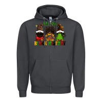 Smoke We are black history Zipper Hoodie - FaDigitalArtStudio