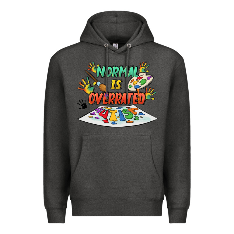 Normal Is Overrated Premium Hoodie by FaDigitalArtStudio | Teevron