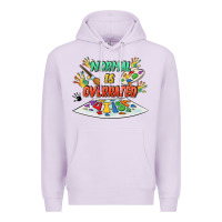 Lilac Normal is overrated Premium Hoodie - FaDigitalArtStudio