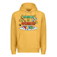 Mustard Normal is overrated Premium Hoodie - FaDigitalArtStudio