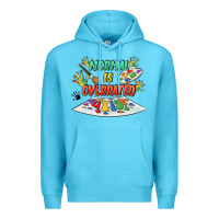 Ocean Blue Normal is overrated Premium Hoodie - FaDigitalArtStudio