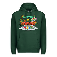 Sports Green Normal is overrated Premium Hoodie - FaDigitalArtStudio