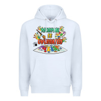 White Normal is overrated Premium Hoodie - FaDigitalArtStudio