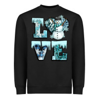 Black love winter Heavyweight Sweatshirt - CowGirlArtShop