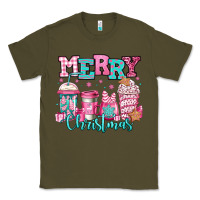 Army Green merry christmas pink coffee cups Classic Tee - Jasminsmagicworld