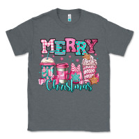 Charcoal Heather merry christmas pink coffee cups Classic Tee - Jasminsmagicworld