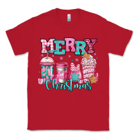 Red merry christmas pink coffee cups Classic Tee - Jasminsmagicworld