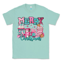 Seafoam merry christmas pink coffee cups Classic Tee - Jasminsmagicworld