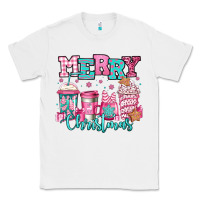 White merry christmas pink coffee cups Classic Tee - Jasminsmagicworld