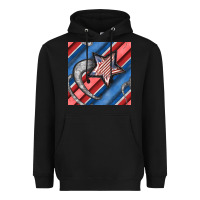 Black stripes & stars seamless pattern Heavyweight Hoodie - BundleAndBundleShop
