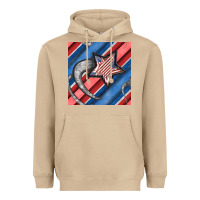Mushroom stripes & stars seamless pattern Heavyweight Hoodie - BundleAndBundleShop