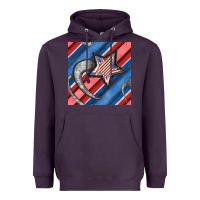 Plum stripes & stars seamless pattern Heavyweight Hoodie - BundleAndBundleShop