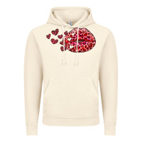 Vintage Artic kiss with leopard and hearts Vintage Hoodie - RanaPortraitStore