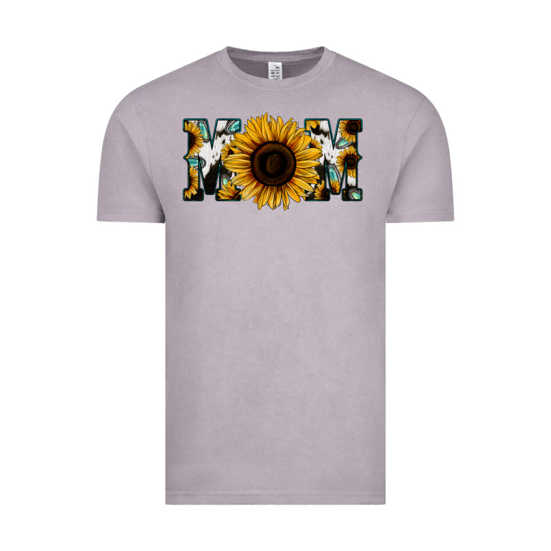Sunflower Turquoise Cowhide Mom Vintage Tee by Bettercallsaul | Teevron