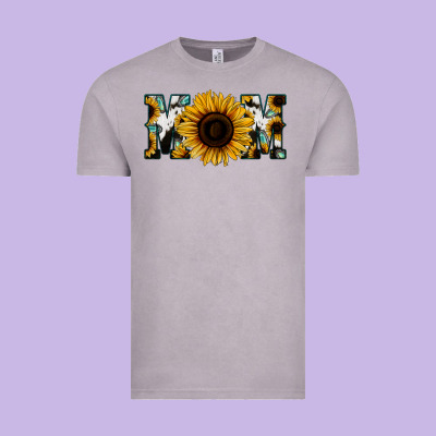 Sunflower Turquoise Cowhide Mom Vintage Tee Designed By Bettercallsaul