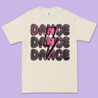 Dance Dance Dance With Lightning Bolt Premium Tee Designed By Maliassmallbusiness