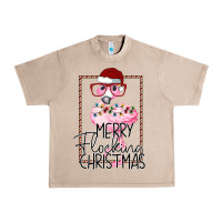 French Oak Merryy Flocking Christmas Flamingo Urban Heavy Tee - Bettercallsaul
