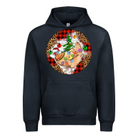 Navy Christmas chicken Urban Hoodie - Artiststas